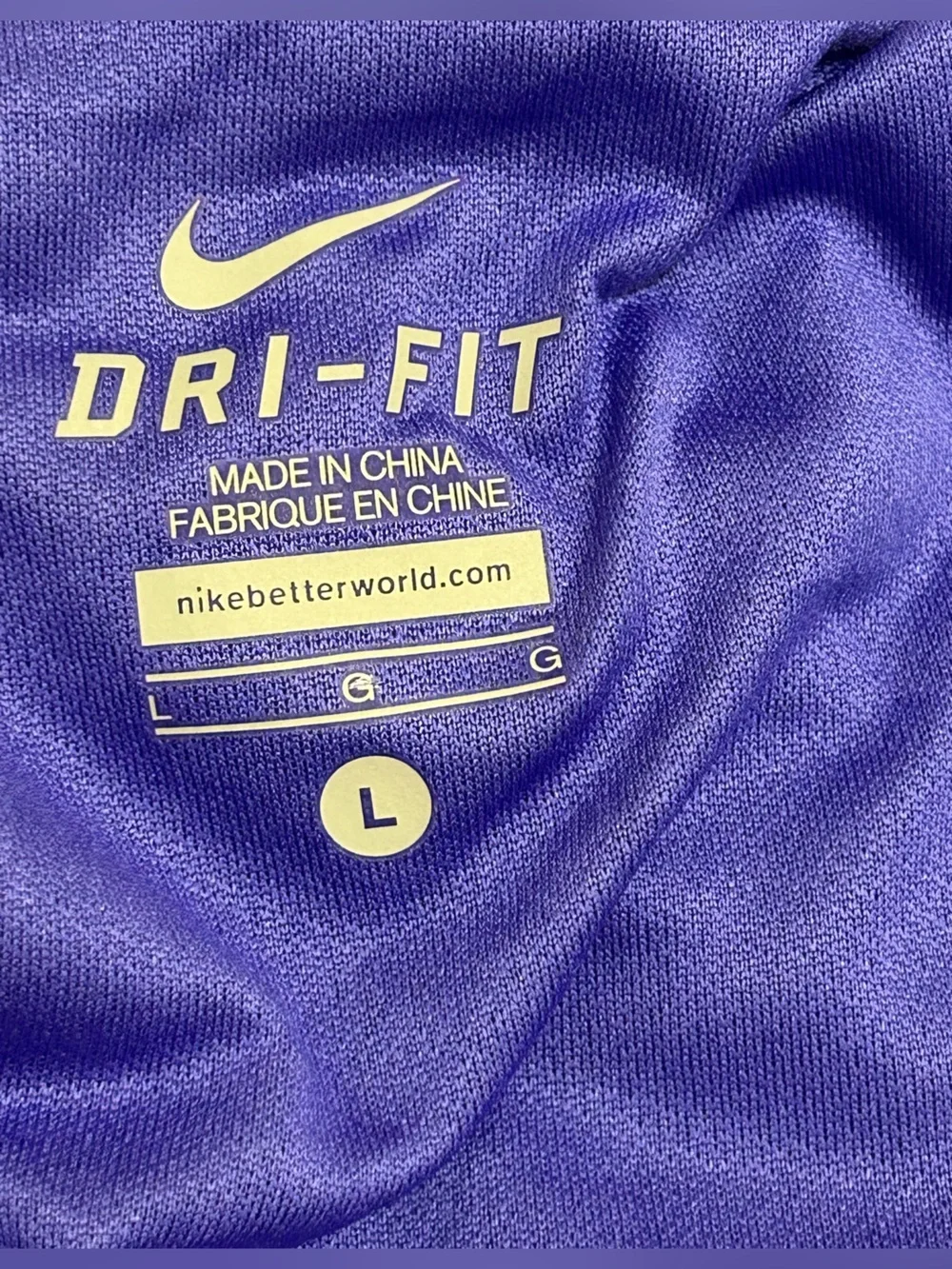 Nike Dri-Fit Women’s Size L Athletic Shorts BlueTraining